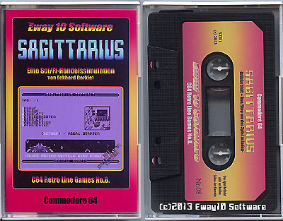 Sagittarius - C64 - Huelle und Kassette